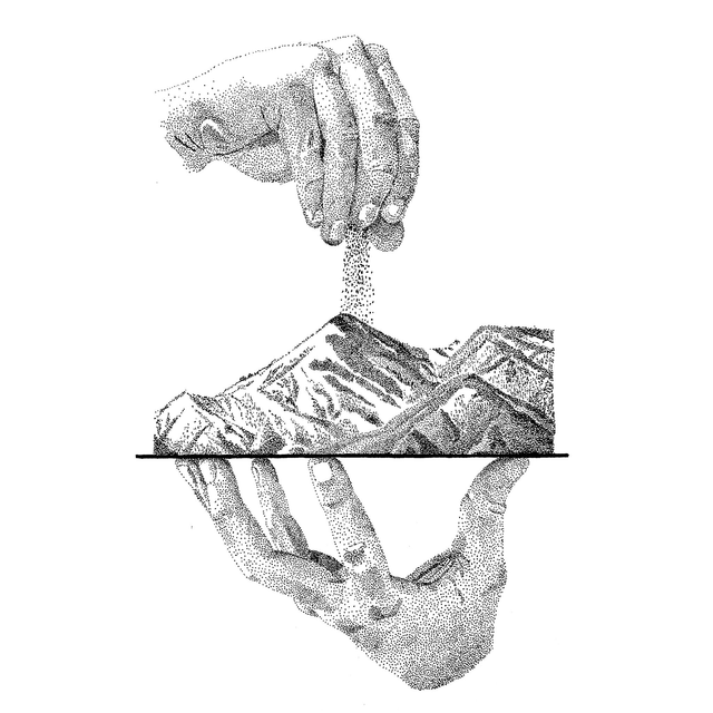 soupoudrée de neige - illustration a4
