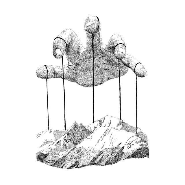 montagne pantin - illustration a4