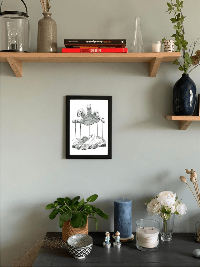 montagne pantin - illustration a4